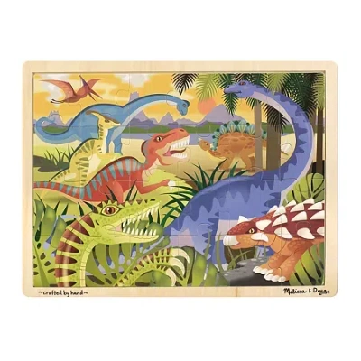 Melissa & Doug Dinosaur Jigsaw (24-pc) 24-pc. Puzzle In Multi