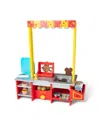 Melissa & Doug Disney Snacks Popcorn Wooden Food Counter In Multicolor