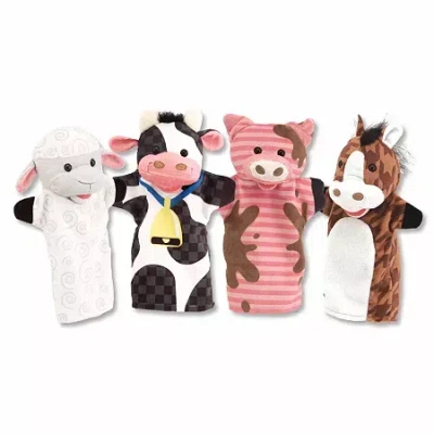 Melissa & Doug Farm Friends Puppet In Multi