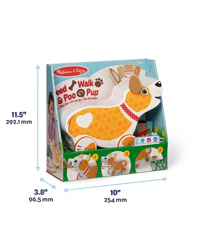 Melissa & Doug Feed, Walk, And Poo Pup - Ages 4+ In Multi