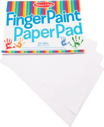 Melissa & Doug Kids' Finger Paint Paper Pad In No Color