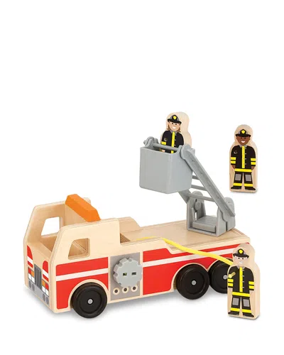 Melissa & Doug Fire Truck - Ages 3+ In Red
