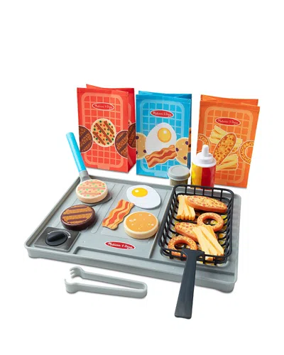 Melissa & Doug Flip & Fry Grill Play Set - Ages 3+ In Multi