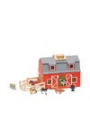 Melissa & Doug Fold & Go Wooden Barn - Ages 3+
