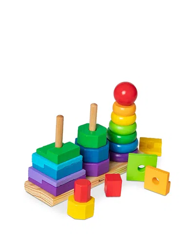 Melissa & Doug Geometric Stacker - Ages 2+ In Multi