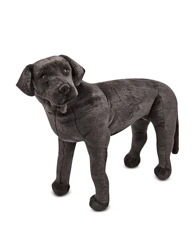 Melissa & Doug Giant Black Lab Lifelike Stuffed Animal Dog - Ages 3+ In Multi