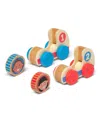 Melissa & Doug Go Tots Wooden Race Cars 4 Piece Set In Multi