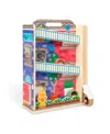 Melissa & Doug Go Tots Wooden Town House Tumble With 3 Piece Disks Set In Multi