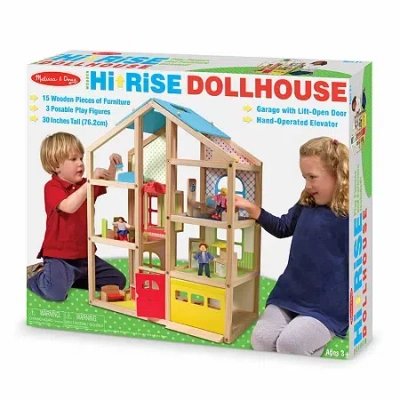 Melissa & Doug Hi-rise Dollhouse Doll Accessory In Multi