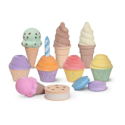 Melissa & Doug Ice Cream And Cake Chalk Set Chalk In Multi