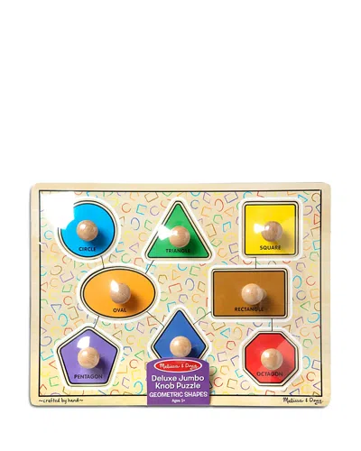 Melissa & Doug Jumbo Knob Large Shapes Puzzle - 8 Pieces - Ages 1+ In Multi