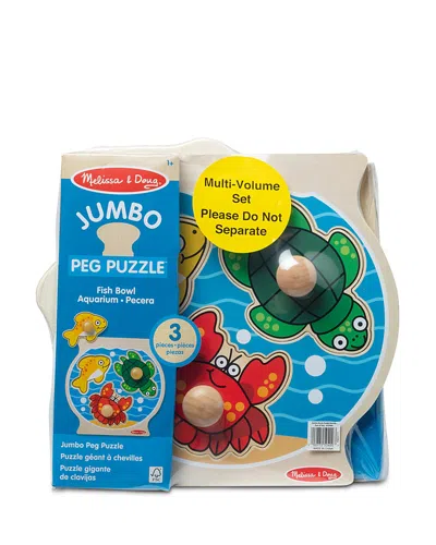 Melissa & Doug Jumbo Knob Puzzle Bundle - Fish & Pets - Ages 1+ In Multi