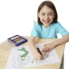 Melissa & Doug Jumbo Multi-theme Easel Accesseries In Black;white