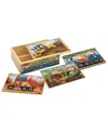 Melissa & Doug Kids Puzzle, Construction Vehicles Jigsaw Puzzles In A Box In Multi