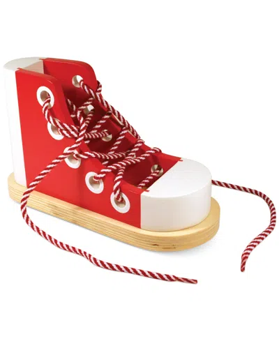 Melissa & Doug Kids Toy, Lacing Shoe Educational Toy In Multi
