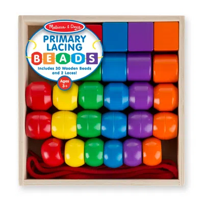 Melissa & Doug Kids Toy, Primary Lacing Beads In Multi