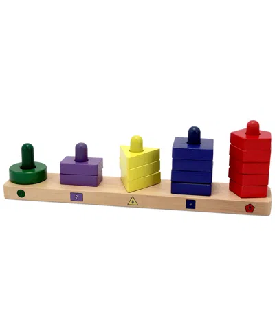 Melissa & Doug Kids Toy, Stack & Sort Board In Multi