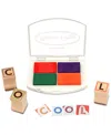 Melissa & Doug Kids Toys, Kids Alphabet Block Stamp Set In Multi