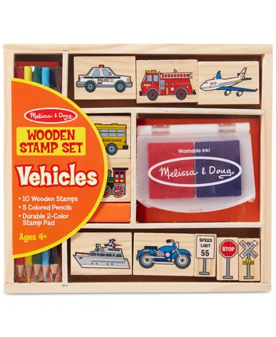Melissa & Doug Kids Toys, Kids Car Blocks Stamp Set In Multi