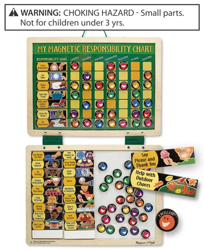 Melissa & Doug Kids Toys, Kids Responsibility Chart Set In Multi