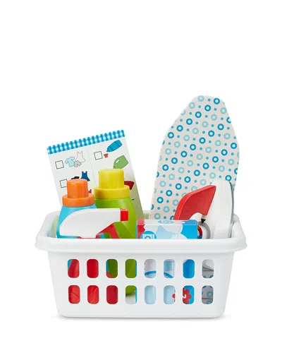 Melissa & Doug Laundry Basket Play Set - Ages 2+ In Multi