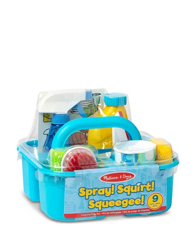 Melissa & Doug Let's Play House! Spray, Squirt & Squeegee Play Set - Ages 3+ In Blue
