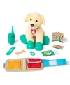 Melissa & Doug Lets Explore Ranger Dog Plush With Search And Rescue Gear In Multi