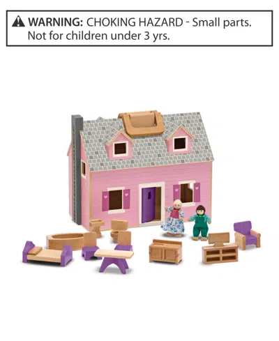Melissa & Doug M&d Fold & Go Dollhouse In Multi