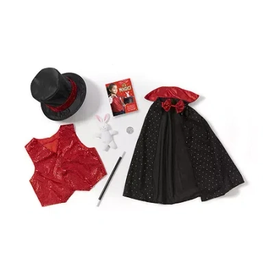 Melissa & Doug Kids' Magician Role Play Set Unisex Dress Up Costume In Multi
