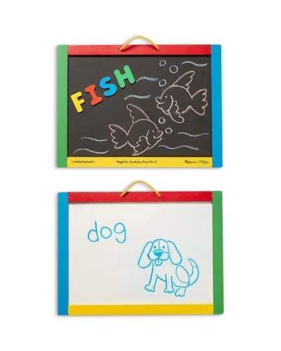 Melissa & Doug Magnetic Chalk And Dry Erase Board In Multi