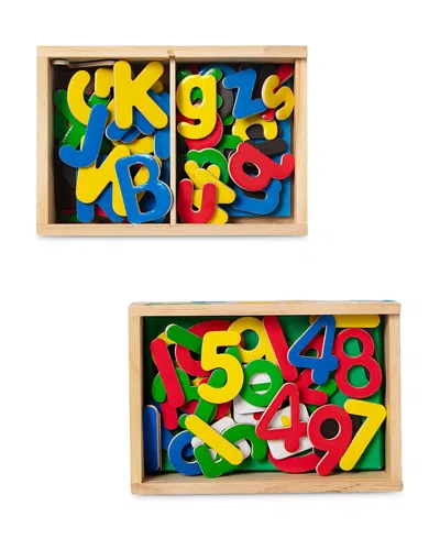 Melissa & Doug Magnetic Letters & Numbers Bundle - Ages 3+ In Multi