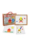 Melissa & Doug Magnetic Pattern Block Kit - Ages 3+ In Multi