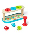 Melissa & Doug Match Push Spinning Tops Developmental Skill Toy In Multi-color