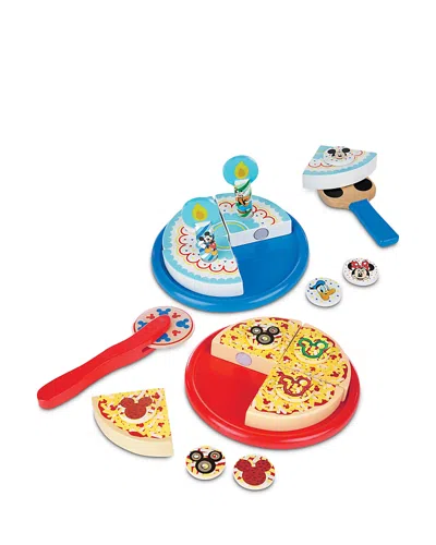 Melissa & Doug Mickey Mouse Pizza & Cake - Ages 3+ In Red
