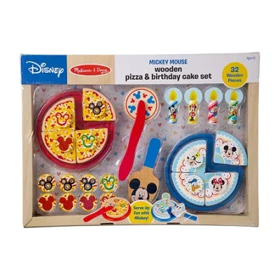 Melissa & Doug Mickey Mouse Pizza & Cake In Multi