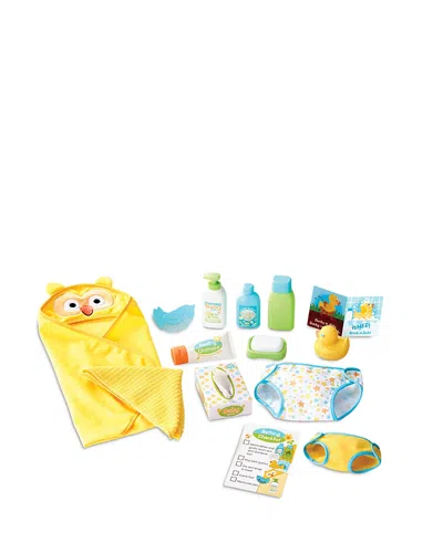 Melissa & Doug Mine To Love Changing & Bathtime Play Set In Blue