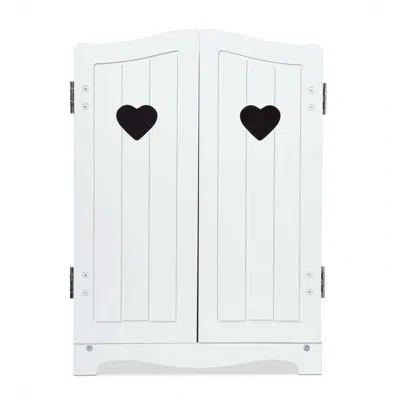 Melissa & Doug Mine To Love Play Armoire Doll Furniture & Accessories In White
