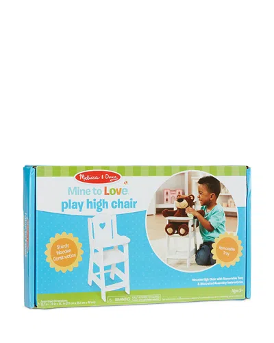 Melissa & Doug Mine To Love Play High Chair - Ages 3+ In Blue