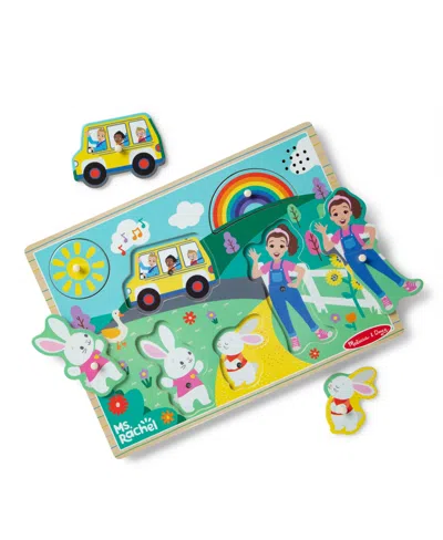 Melissa & Doug Ms. Rachel Sound Puzzle In Multi-color
