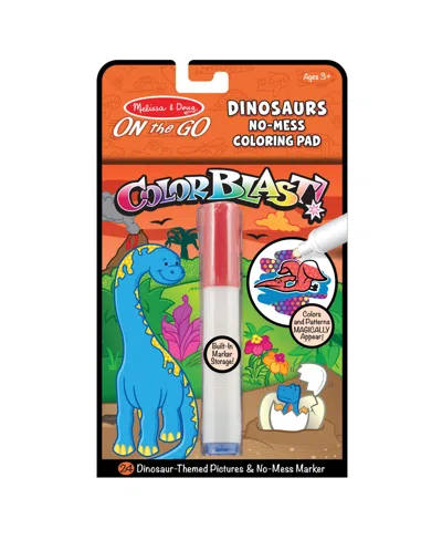 Melissa & Doug Kids' On The Go Colorblast Activity Book Dinosaur In Multi