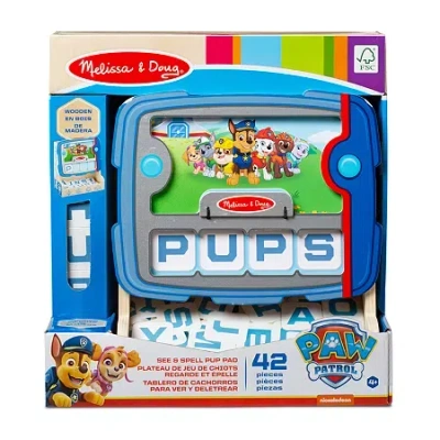 Melissa & Doug Paw Patrol 2 See & Spell Pup Pad Interactive Toy In Multi