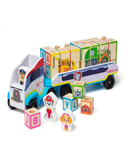 Melissa & Doug Kids' Paw Patrol Abc Block Truck In Multi