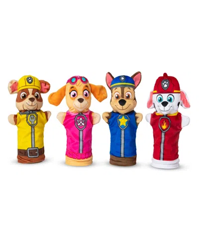Melissa & Doug Kids' Paw Patrol Hand Puppets, Set Of 4 In Multi