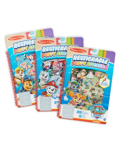 Melissa & Doug Kids' Paw Patrol Puffy Sticker Bundle In Multicolor