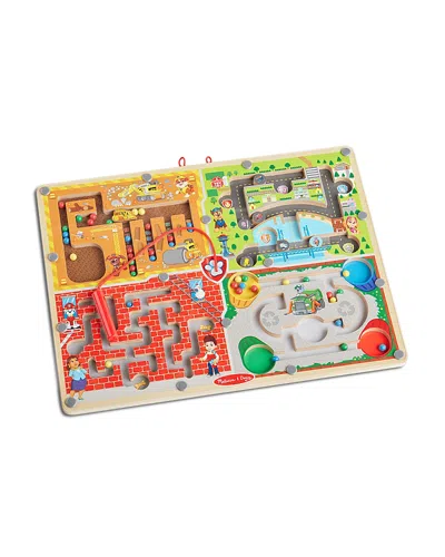 Melissa & Doug Paw Patrol Two Wooden Magnetic Wand Maze Board - Ages 3+ In Multi
