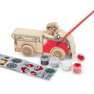 Melissa & Doug Paw Patrol Wooden Craft Kit - Vehicles 3-pc. Paw Patrol Craft Kit In Multi