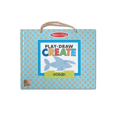 Melissa & Doug Play Draw Create Ocean In Blue