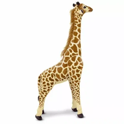 Melissa & Doug Plush Giraffe Stuffed Animal In Brown