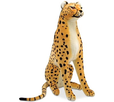 Melissa & Doug Kids'  Plush Lifelike Giant Cheetah In Multi
