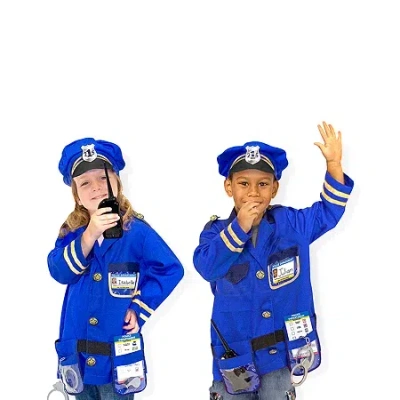 Melissa & Doug Kids' Police Officer Role Play Set In Blue